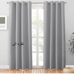 پرده مخمل کالیفرنیا نقره ای
